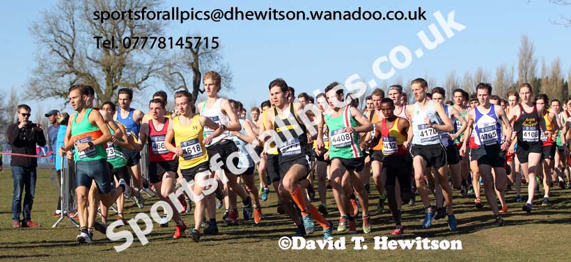 Soon after the start of the Senior Mens Inter Counties Championships,  Cofton Park, Birmingham. Photo: David T. Hewitson/Sports for All Pics